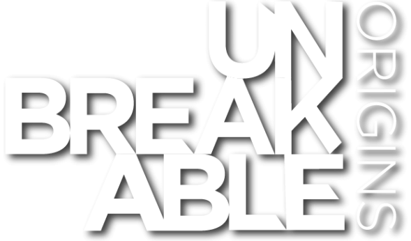 Unbreakable origins logo.